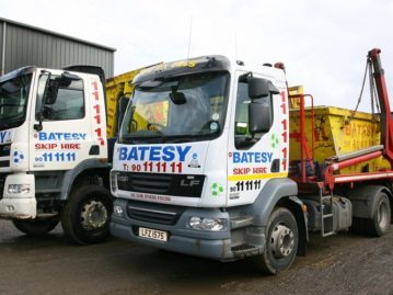 two batesy trucks